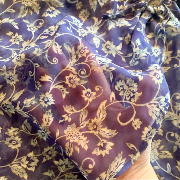 VTG 90’s Victoria’s Secret Blue and White Babydoll - Picture 9 of 10